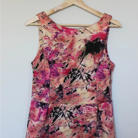 Abstract Pattern Mini Dress - Picture 2 of 3